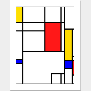 Bauhaus geometric #5 Posters and Art